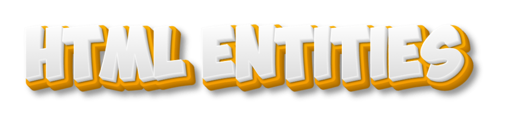 html-entities